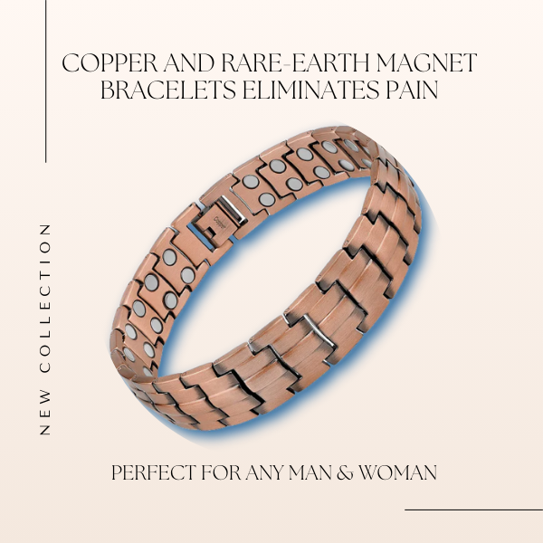 Copper and Rare-Earth Magnet Bracelets Eliminates Pain